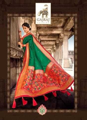 Gajraj 300 Series Silk Designer Wedding Saree Collection